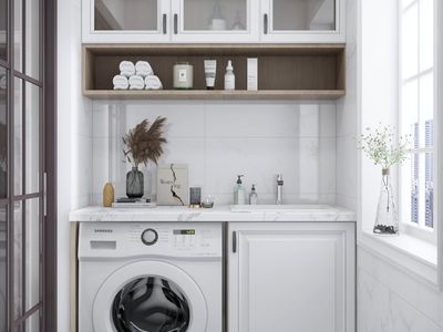 Minimalist interior for home training sessions